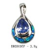Wholesale Tanzanite, Blue Fire Opal 925 Sterling Silver Ring Jewellery DR00195P