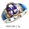 Fashion opal rings silver jewelry DR00010R Accept Pay By Paypal