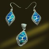 2011 Latest Fashion 925 sterling silver ring with opal With Many Color