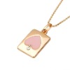 Wholesale Fashionable cute enamel card&heart charms