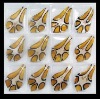 Wholesale GP0109 Gold Fused Glass Pendant