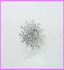 Wholesale gold plated fashion silver ring