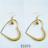Wholesale 18k gold cheap heart earrings