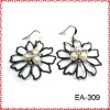flower pear earring