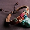 Wholesale tibet leather bracelet