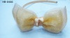 Wholesale bowknot plastic hair ornament