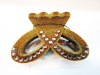 Wholesale Hair clip covered with velvelt ribbon