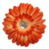 Wholesale daisy flower hair clips gerbera interchangeable flower hair clips/flower hair accessories/hair flowers