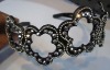 Wholesale plastic head band/hair band with resin stones