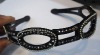 Wholesale plastic head band/hair band with resin stones