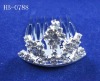 Wholesale rhinstone crown hair clip