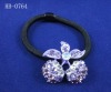 Wholesale purple cherry rhinestone hair jewelry