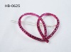 Wholesale loving heart crystal hair clip