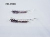 Wholesale pink crystal hair clip jewelry