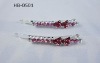 Wholesale pink crystal hair clip jewelry