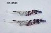 Wholesale pink crystal hair clip jewelry