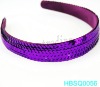 Purple wide Head bandHBSQ0056