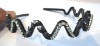 plastic head band / hair band with resin stones