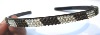 plastic head band / hair band with resin stones
