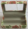 Jewelry storage case with window