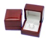 Glossy Wooden ring box