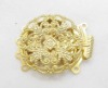 Wholesale Fashion 4 Hole Brass Box Clasps jewelry Findings