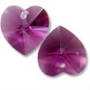 Wholesale 6202 Crystal Heart Pendant