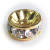 rhinestone roundel spacer rings