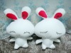 Wholesale Filled Cute Easter Rabbit/Polyester Spandex Hugging Toys