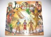 Wholesale 4pcs plastic indians