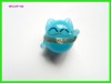 Wholesale handmade colored glass pendant with the shape of cat blue color