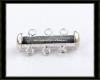 Wholesale 3-ring magnet column clasp, 3-ring slide magnet lock