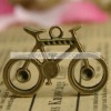 Wholesale Tibetan antique Brass Bike charms pendants TS13009-4
