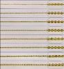 Wholesale Brass Ball Chain 1.5mm 2.4mm 3.2mm