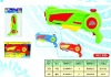 Wholesale solid color water gun