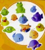 animals pvc baby bath toy