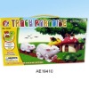 Plastic electrical track animal toy