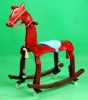 wooden rocking horse