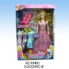 Wholesale Plastic 11.5'' beauty doll toys set