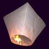 Wholesale white sky lantern with coniform shape