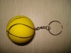 Wholesale pu stress ball with keychain