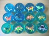 3D dinosaur bouncing ball