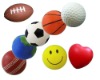 Wholesale heart shape pu ball with logo