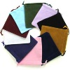 Wholesale color drawstring velvet pouches