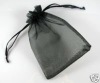 Wholesale 10X15CM black pouch Organza Gift Bags Wedding favors