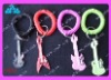 Wholesale Guitar Spiral Coil Wrist Keychain