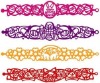 Wholesale 2011 popular glow tattoo silicone bracelet