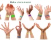 Wholesale 2011 popular hollow silicone bracelet