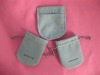 Suede drawstring pouch