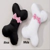 black and white bones pet toys